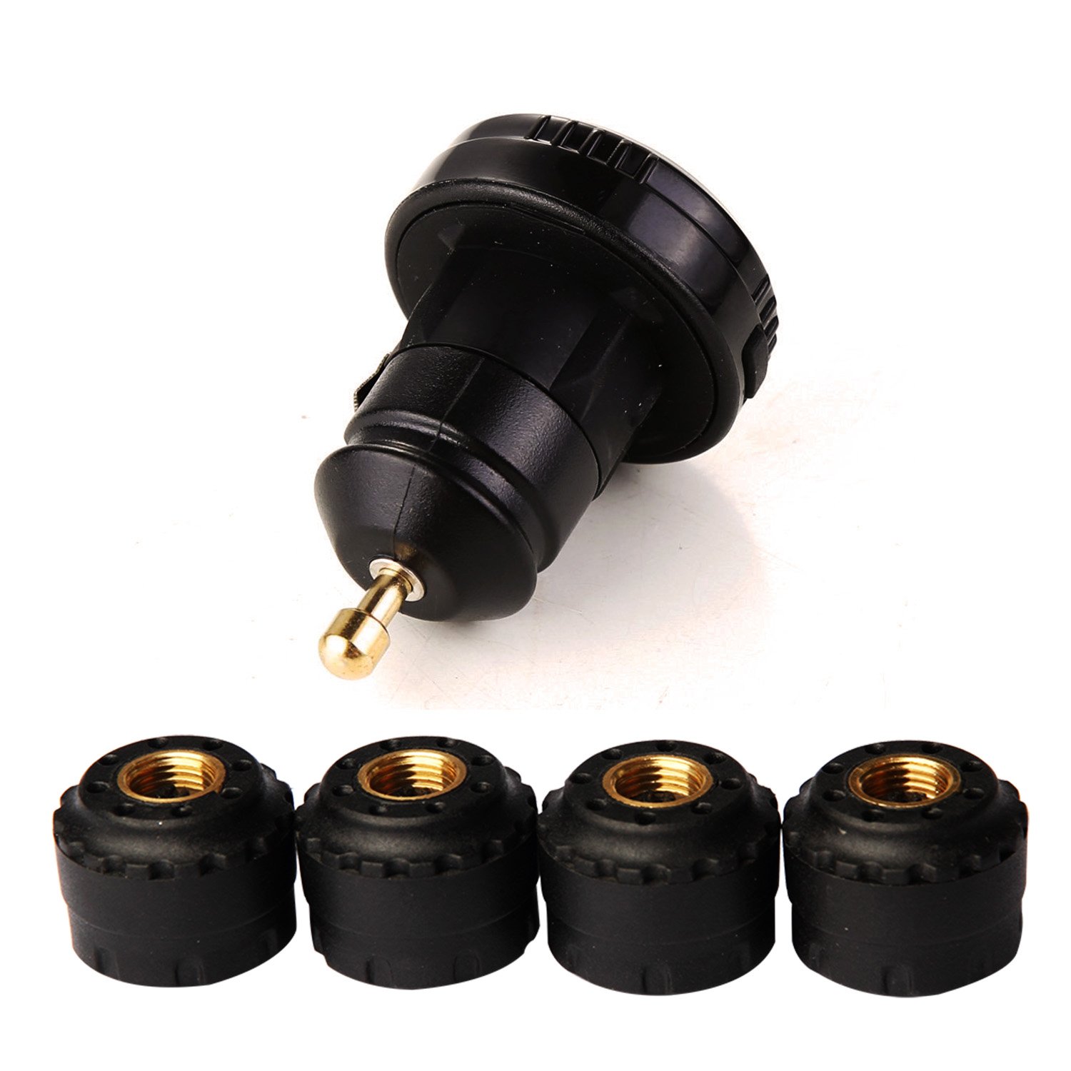 VESAFE TPMS display unit plugged into car cigarette lighter