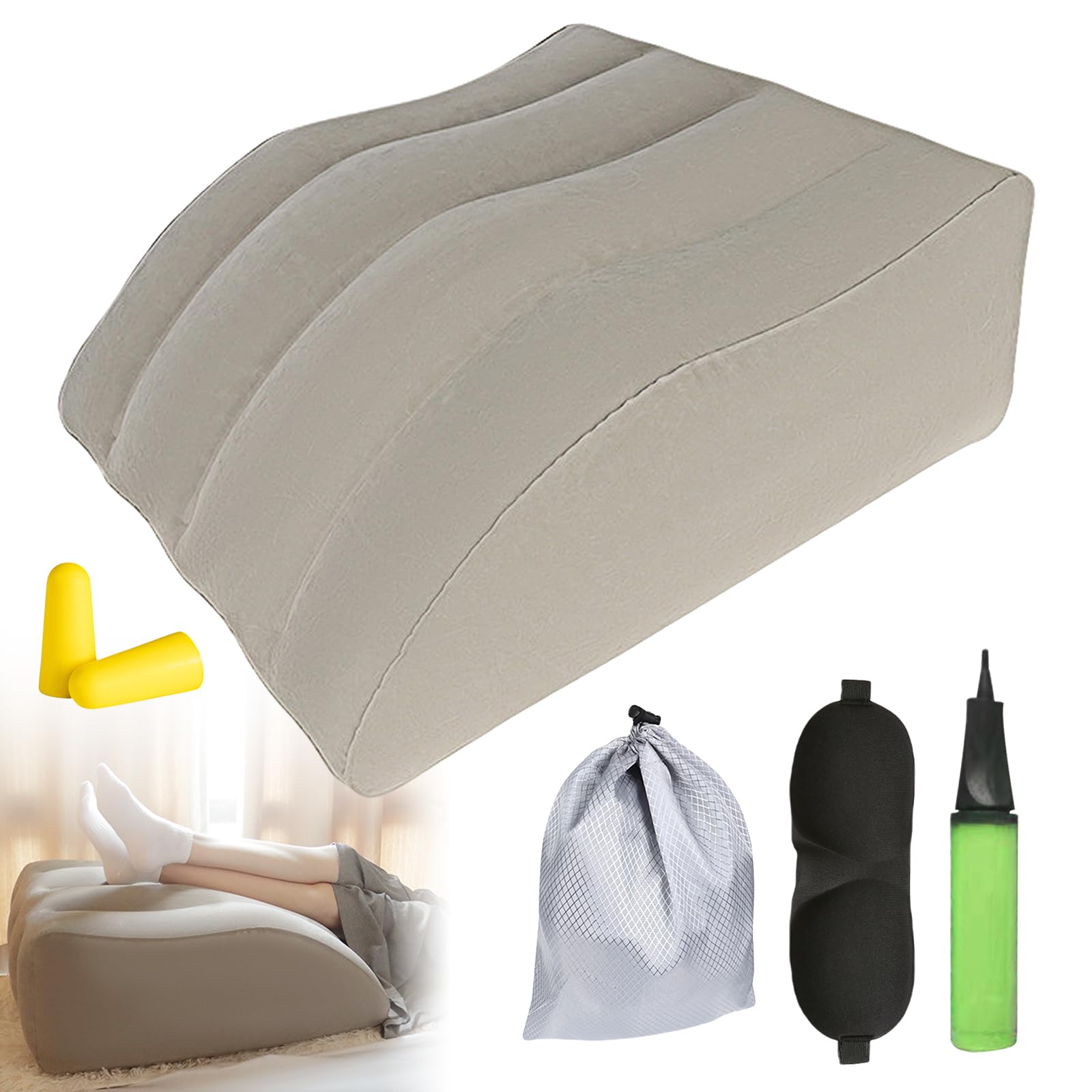 Coussin D'Élévation Des Jambes, Coussins Gonflables, Confortables Pour