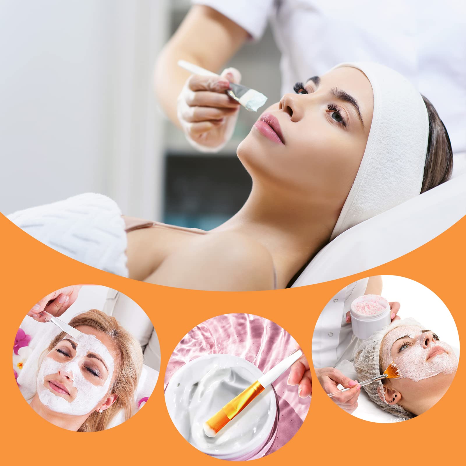14 Stück Fächermaskenpinsel Set – Weiche Applikator-Pinsel Für Gesichtsmasken, Säuren & Cremes