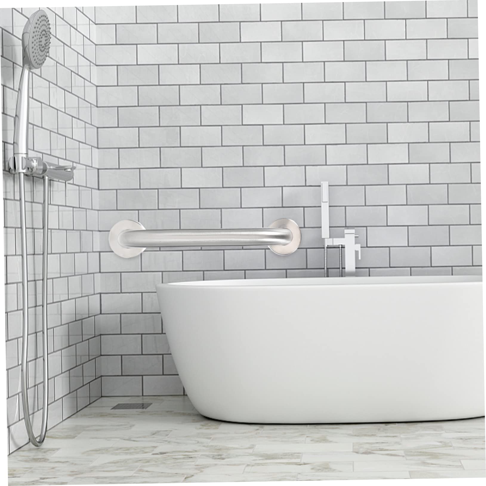 IWOWHERO Non-Slip Handle Elderly Handrail Stainless-Steel Bathtub Handrails Thickened Safety Grab Bars for Home