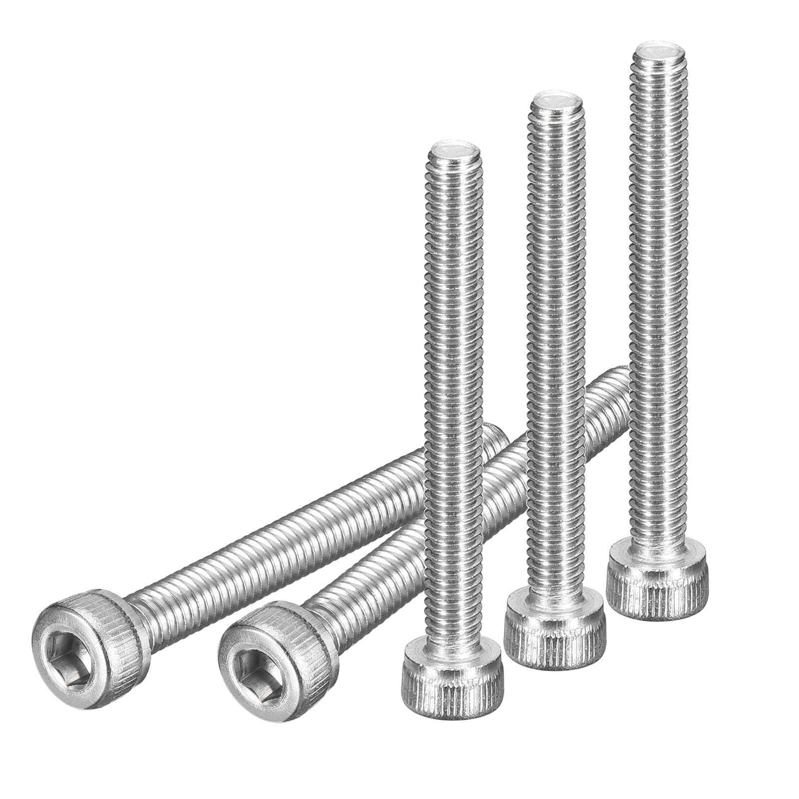 DTGN M3x25mm Socket Head Cap Screws Bolts, 100Pcs 304 Stainless Steel 18-8, Metric Machine Hex Socket Screw, Hex Drive