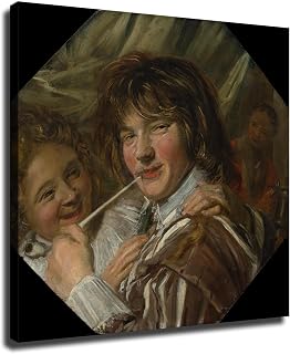 Frans Hals Artwork- The Smoker Posters Decorative Paintings Wall Art Printing Aesthetics Suitable for Living Room Kitchen Home Furnishings Background (08x08inch-Unframed)