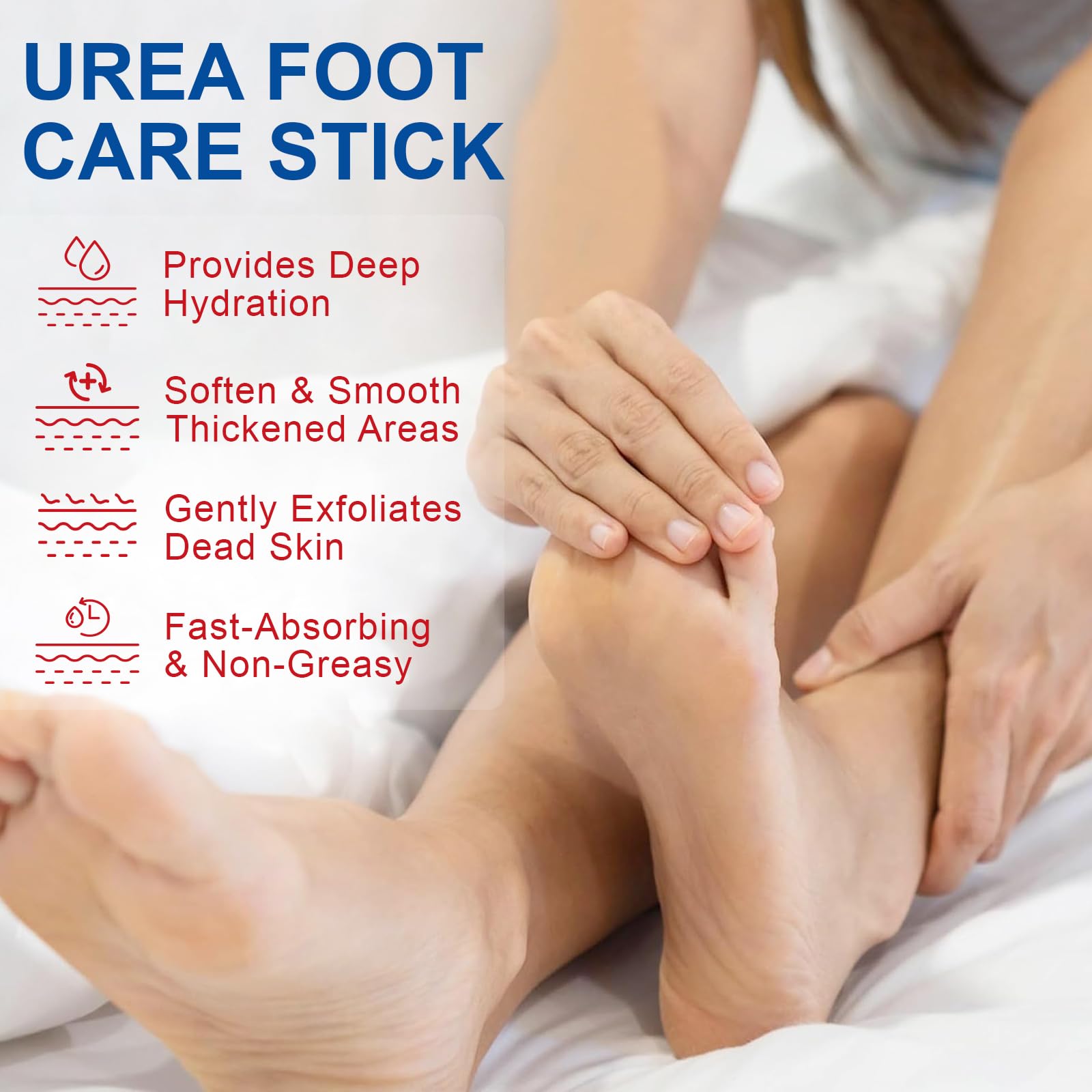 Foot Cream with Urea 60 Percent for Dry Cracked Heels and Dry Skin Foot Care Stick Moisturizer and Repair for Dry Rough & Cracked Skin - Image 3