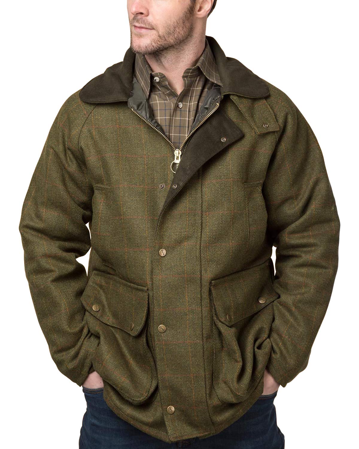 Rydale Mens Derby Tweed Jacket (XL, Dark Check)