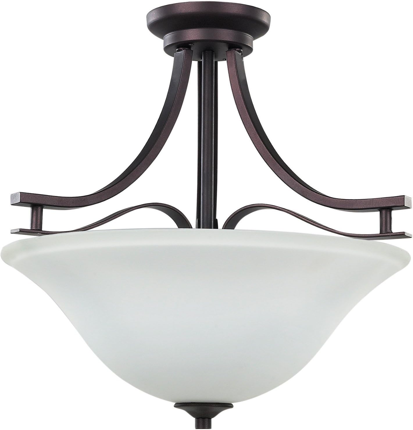 CANARM LTD. ICH367A03ORB16 London 3 Bulb Chandelier Light, Oil Rubbed Bronze