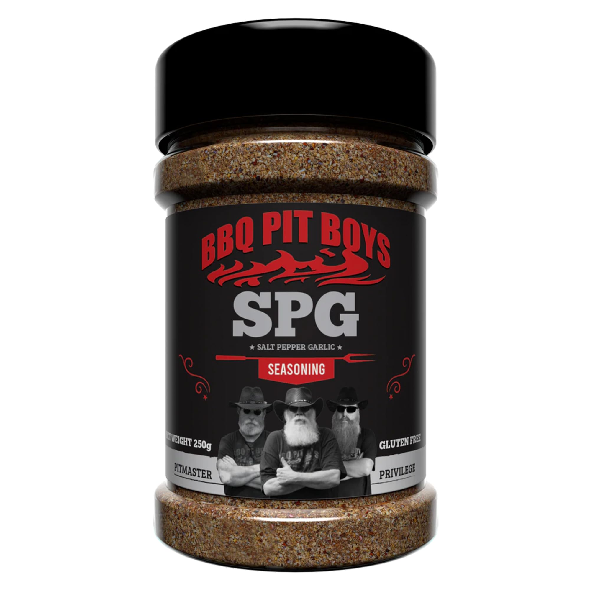 Sponsored Ad – BBQ Pit Boys SPG Rub | Classic Salt Pepper Garlic All-Purpose BBQ Seasoning | Perfect for Meat, Fish, Veg & More | Vegan Friendly & Gluten-Free | 220g