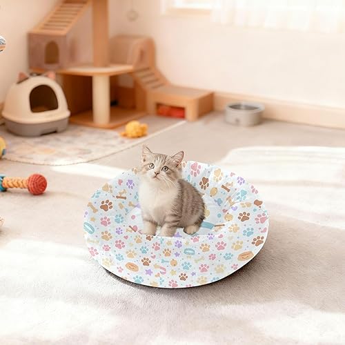 Miniatura 3 de Pet Dog Beds Relieve Stress Fluffy Cat Cave Bed for Small Size Pets Sleeping XS Dog Paws