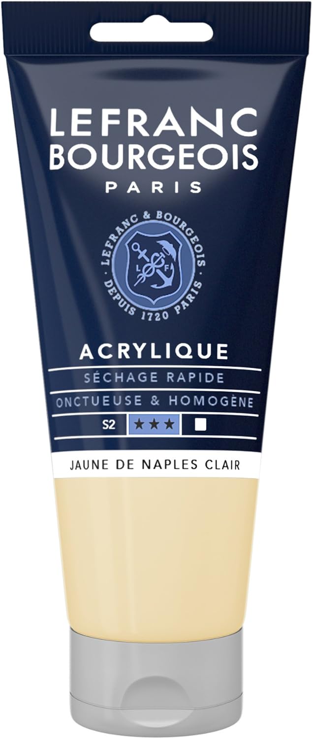 Lefranc and Bourgeois Fine Highly pigmented Acrylic Ink – Good Coverage Cream Homogeneous Texture, royal, 750ml Tube