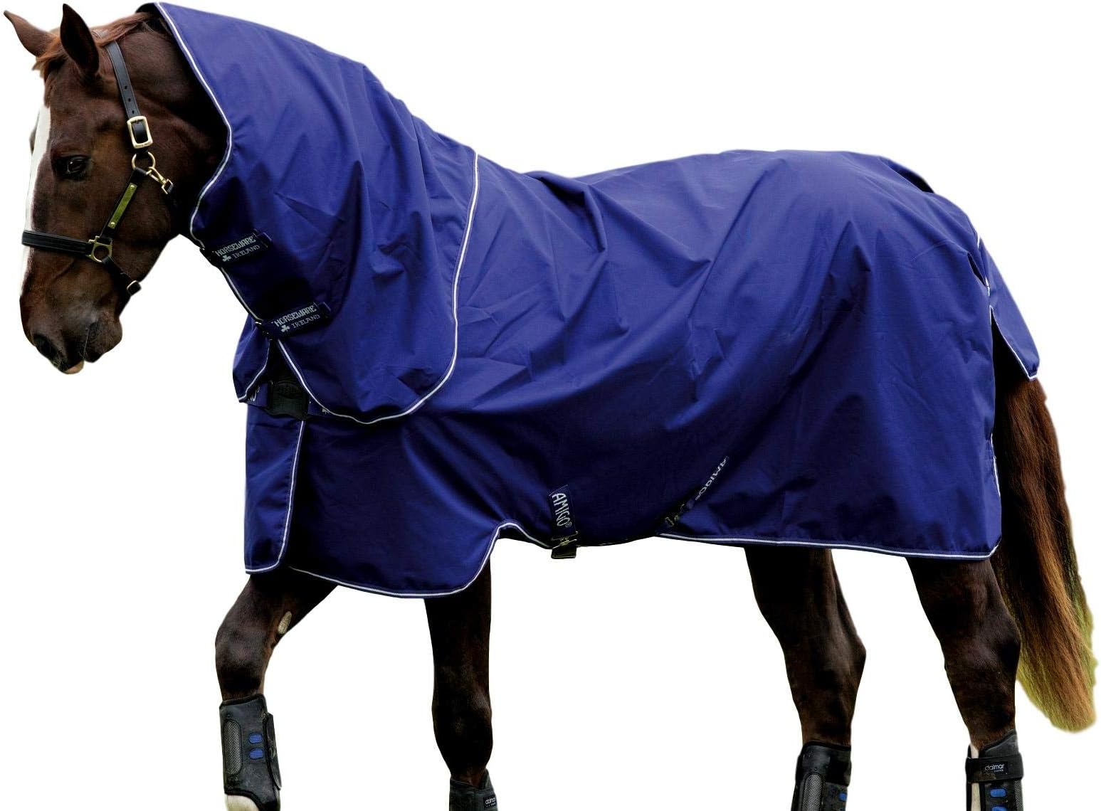 Horseware Amigo Hero 900 Plus Lite Disc Front 0g Sheet Atlantic Blue/AB Ivory 72
