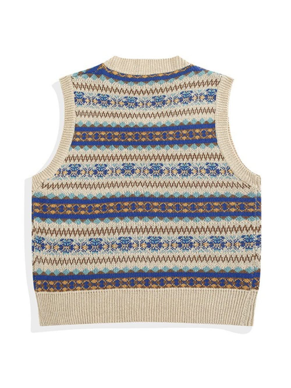 トップス NOUNLESS FUR LIKE WARM KNIT VEST FUR LIKE WARM KNIT VEST – NOUNLESS
