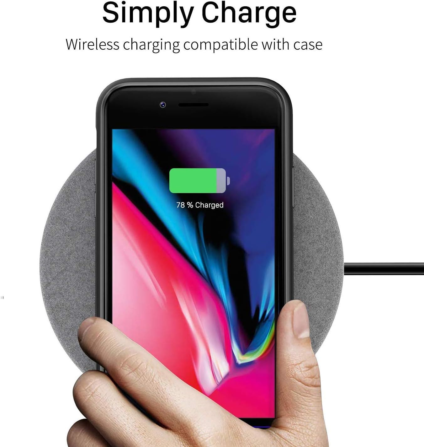 ORIbox Case Compatible with iPhone 7 Plus Case, Compatible with iPhone 8 Plus Case, Durable Lightweight Shockproof Cover