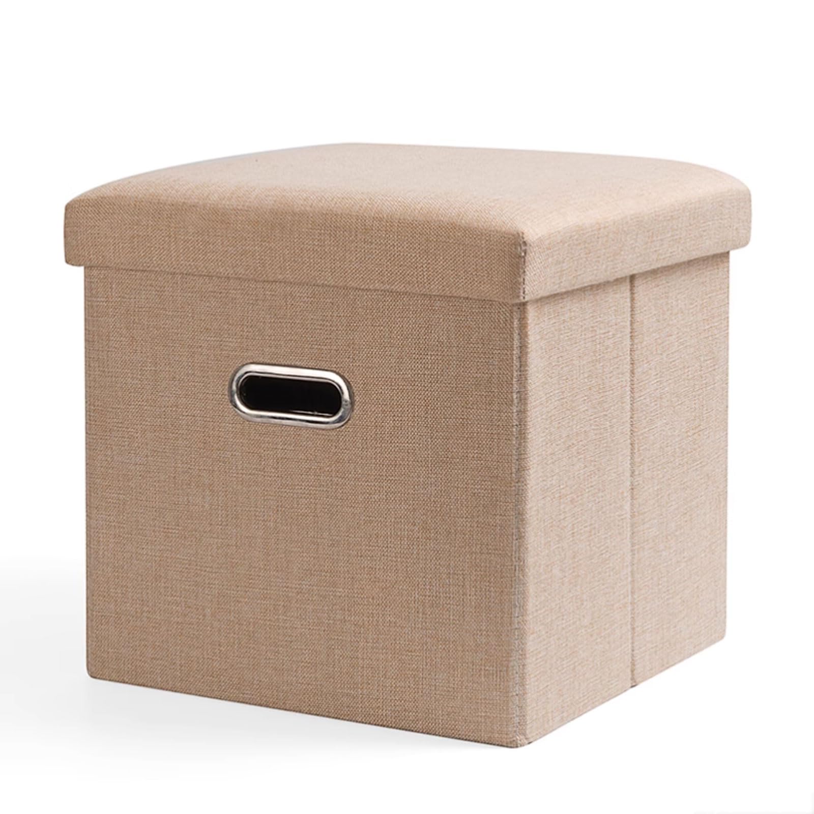 Robusto Miscela in Fibra ottomani Pieghevoli Pieghe di Riposo Pouf con Sgabello a Colori Solidi Eleganti sgabelli risparmia Spazio