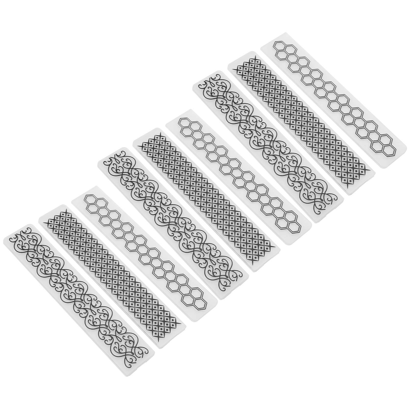 Generic Embossing Folders, Embossing Folders for Card Making Flower Plastic Embossing Folder 9Pcs DIY Paper Decoration Card Maker Template Accessories, Generic5hkt3i1xd4
