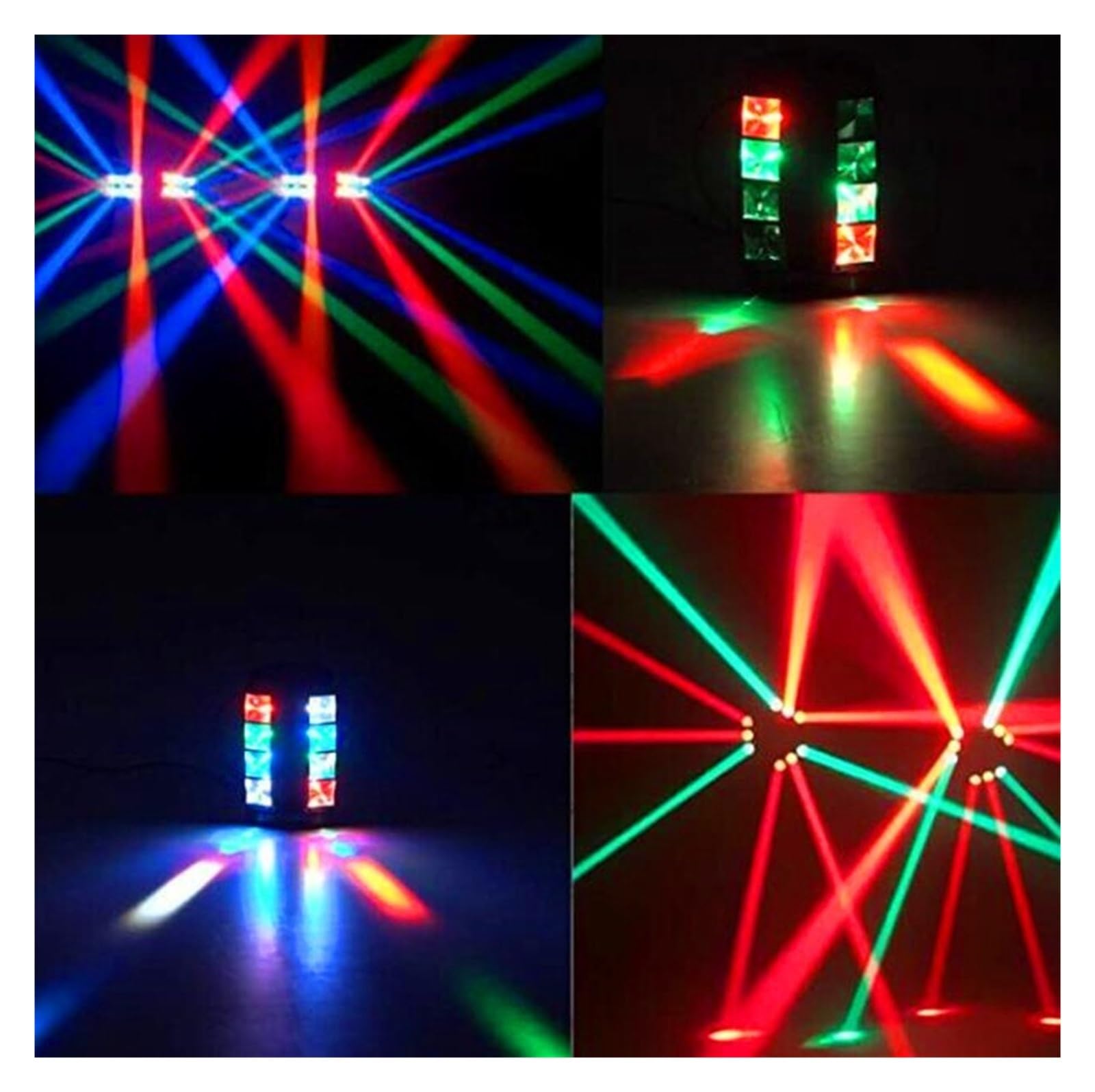 Luci da palcoscenico, Il fascio luminoso principale DJ della fase del carrello mobile 80W RGBW illumina le luci del locale notturno della festa nuziale della discoteca di applicazione