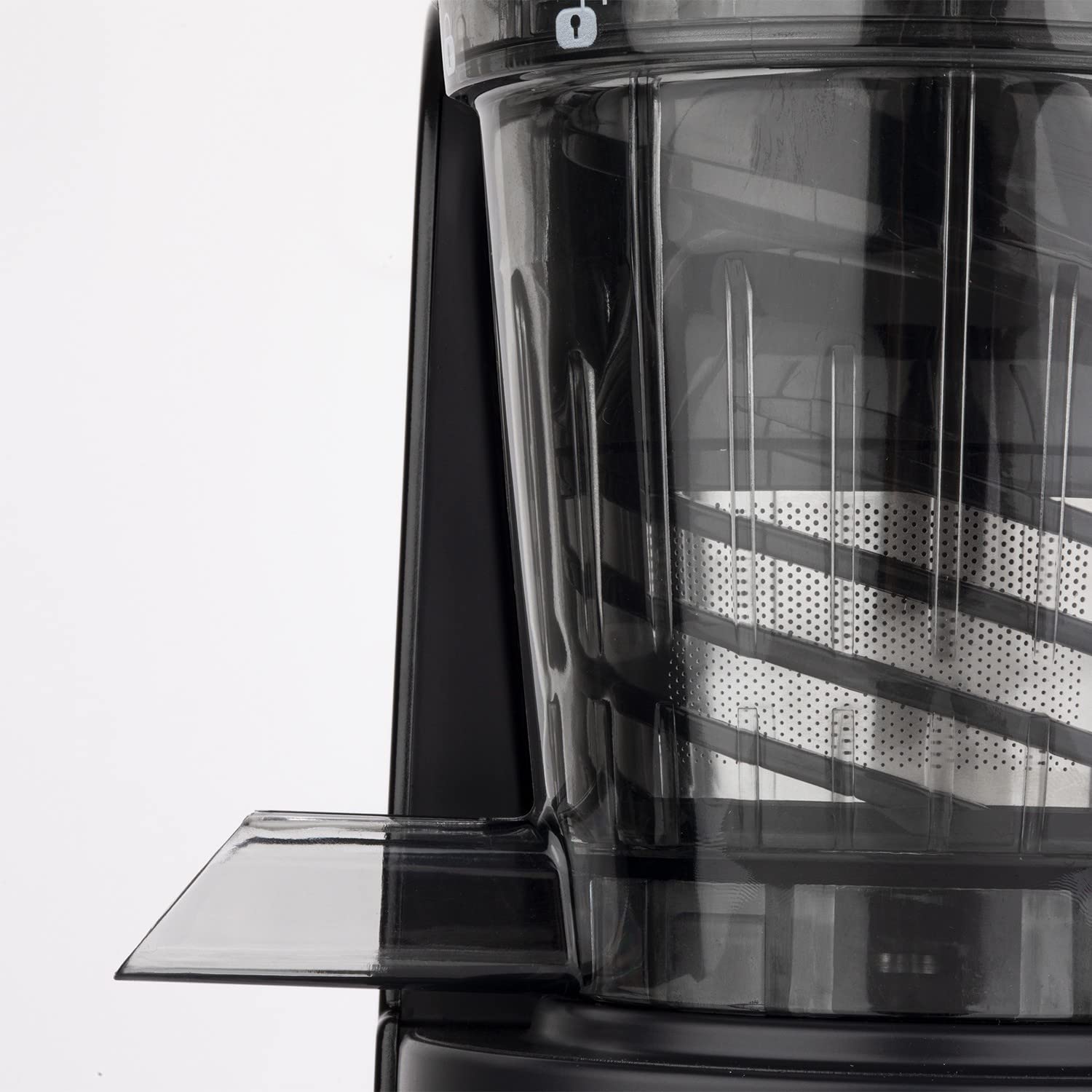 H.Koenig Kompaktowa sokowirówka pionowa GSX16 0,8 l, stal nierdzewna, witamina + sokowirówka, nie zawiera BPA, duży króciec do napełniania, delikatne naciskanie, powolne obracanie, niski poziom hałasu
