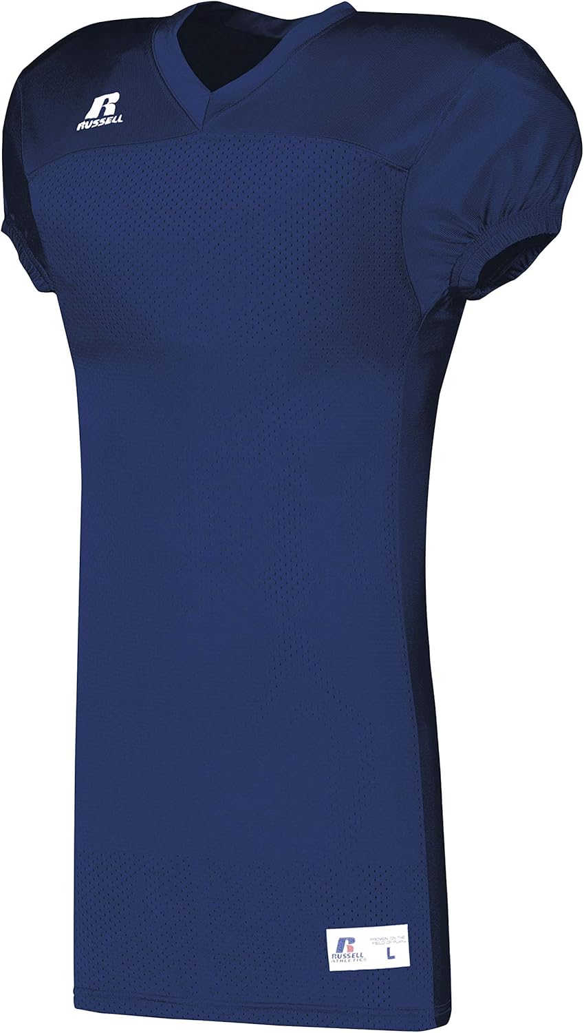 Augusta Sportswear Youth Solid Jersey with Side Inserts, Navy, S