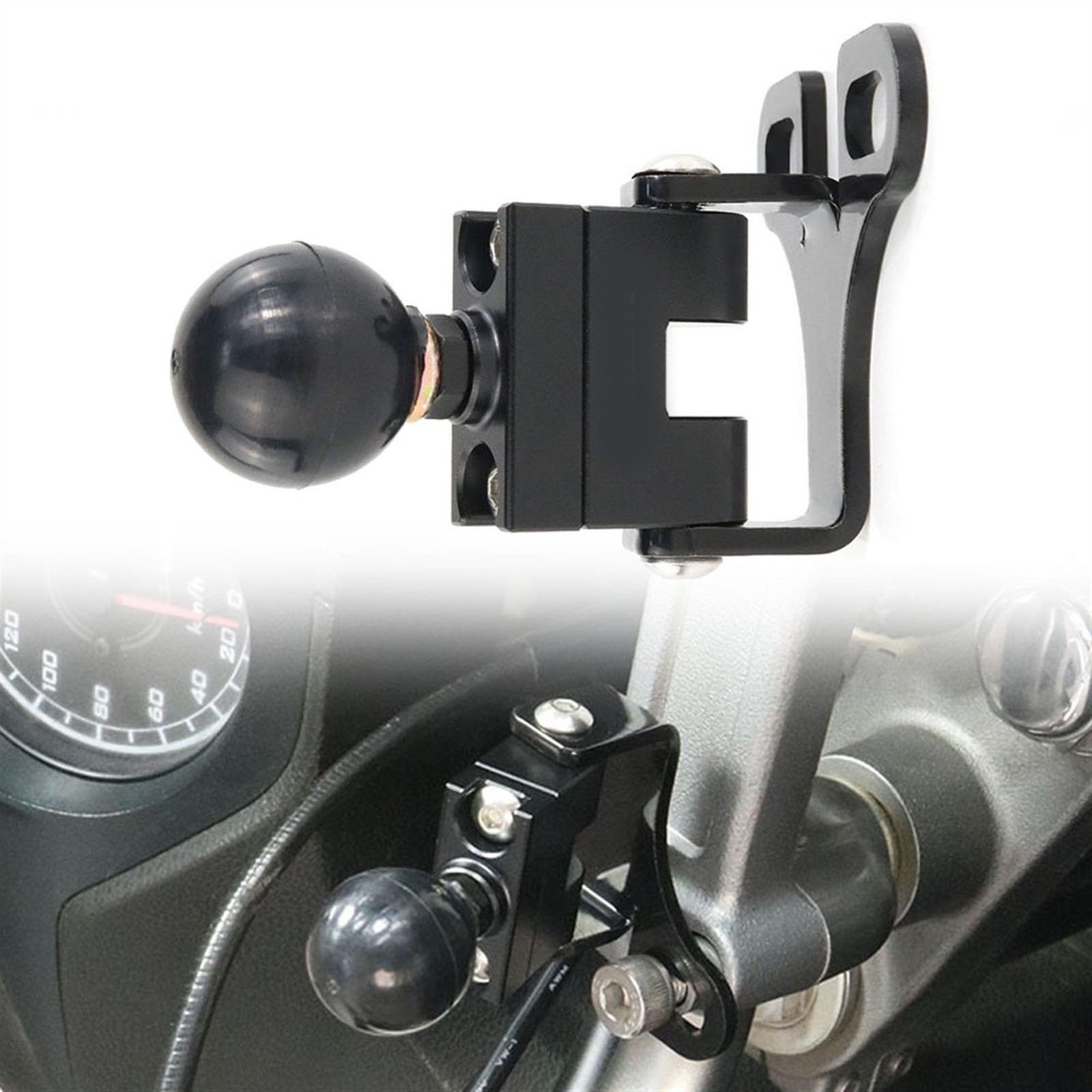 Guidon pince navigation support universel rigide pour CB600F Hornet 599 - 8