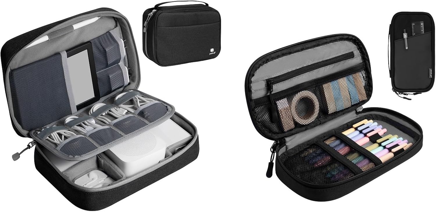 pack all Packing Organizer Bundle | 1 Electronic Organizer Plus & 1 Pencil Case Plus for family, men, women and children