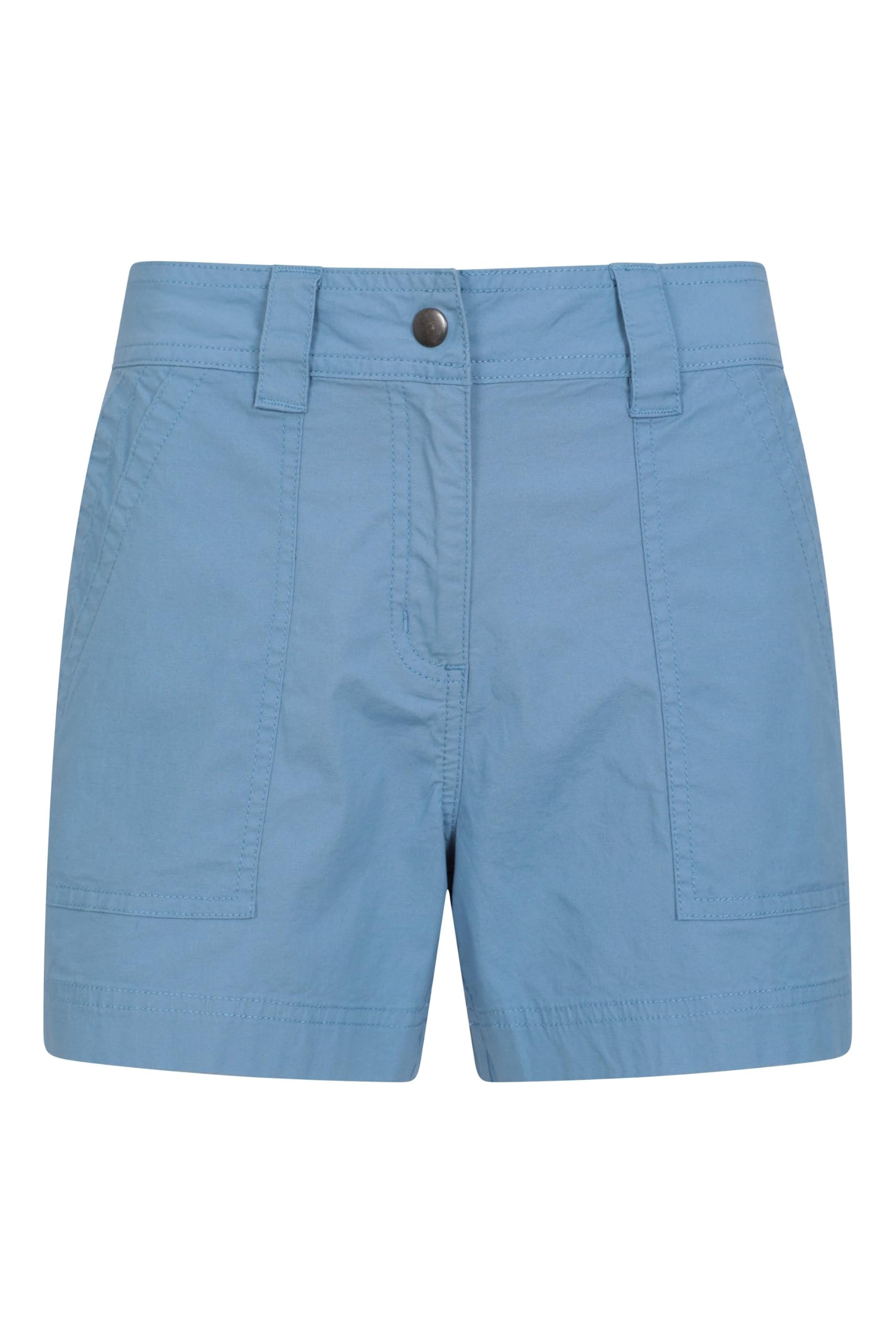 Mountain Warehouse Women's 'Coast' Summer Travelling Comfortable Shorty Shorts in Pale Blue | Size: 16
