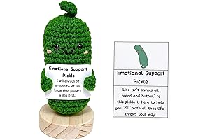 Handmade Crochet Cucumber Toy: A Delightful Companion for Stress Relief