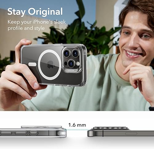 Miniatura 7 de ESR Juego de fundas para iPhone 15 Pro Max, 1 protector de pantalla de vidrio templado, 1 juego de protectores de lente, protección de grado