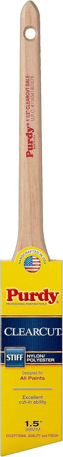 Purdy 144080115 Clearcut Angular Trim Dale Brush, 1-1/2-Inch, 6-Pack