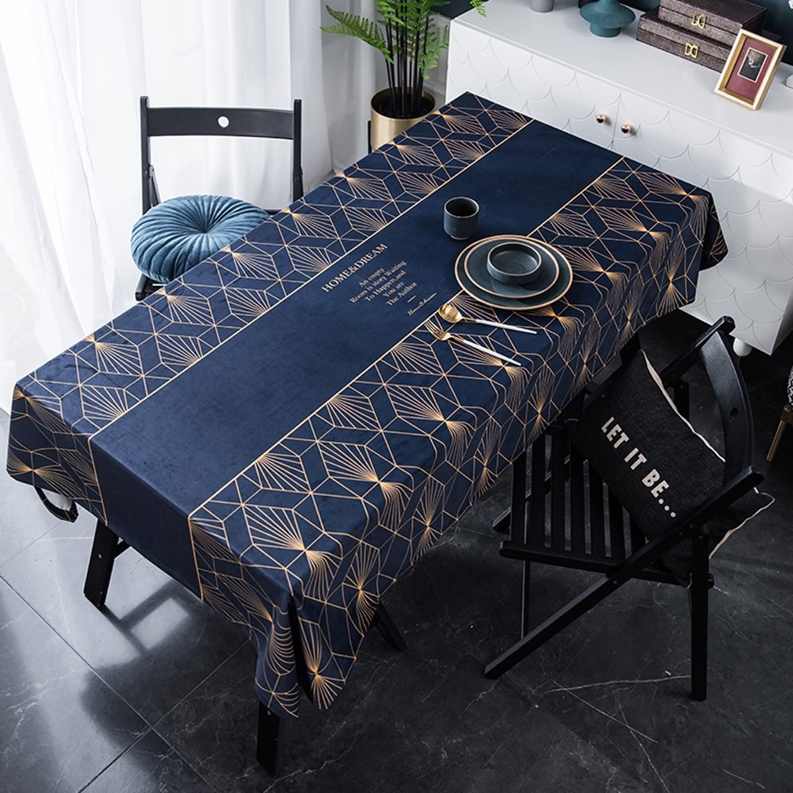Bishilin Large Rectangle Tablecloth