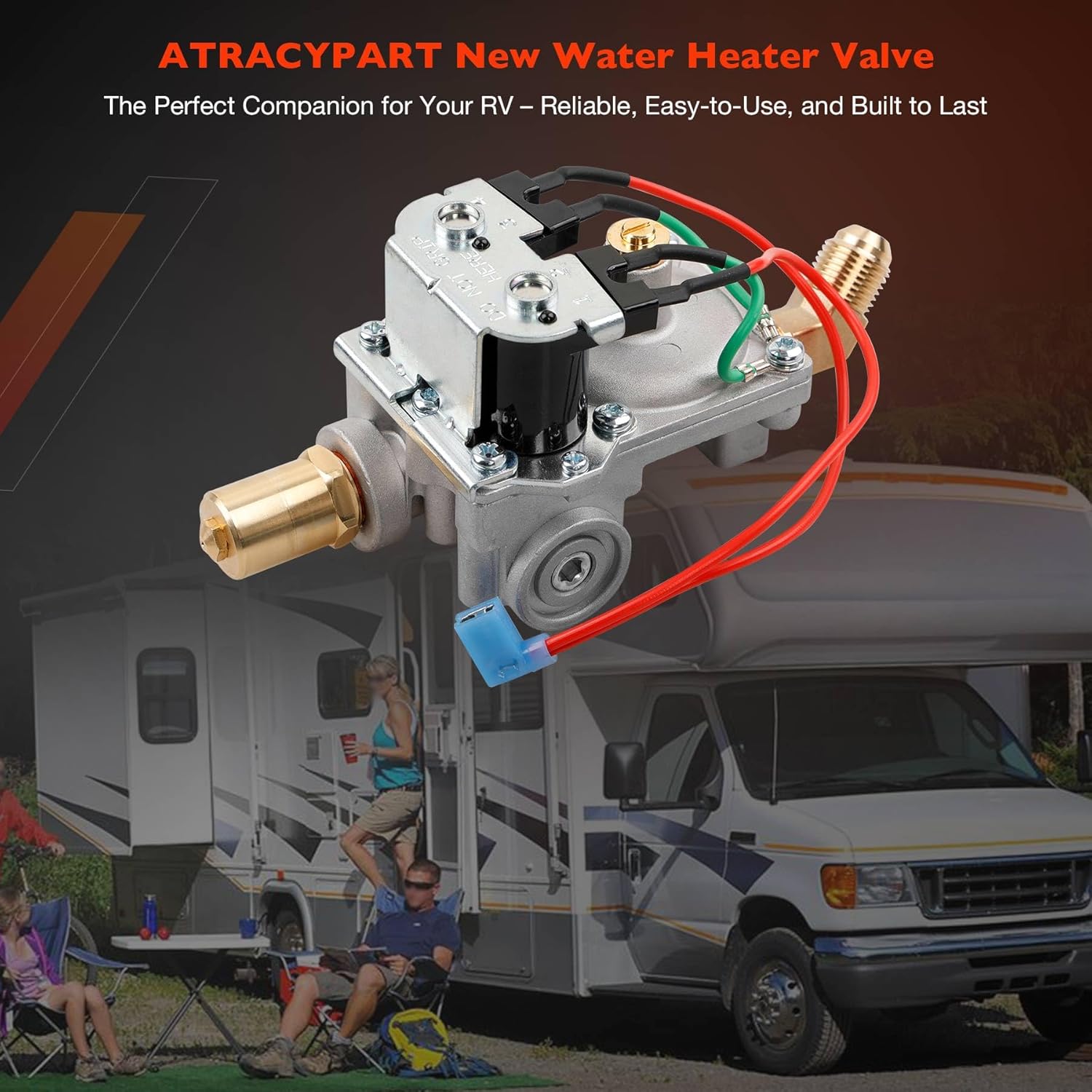 GC10A-4E 92089 RV Water Heater Gas Valve – Compatible with Atwood 10 Gal Water Heaters G10-1E, G10-3E, GC10-1E, GC10A-2E, GCH10A-3E, GC10A-3E –for OEM #93844, 93870, 93321, 92078