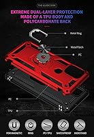 Vista 8 de Androgate for Moto G Stylus 5G 2021 Case with HD Screen Protector, Military-Grade Ring Holder Stand Car Mount 16ft Drop Tested Protective Cover