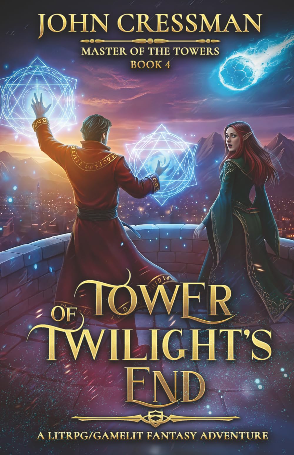 Tower of Twilight's End: A LitRPG/GameLit Fantasy Adventure (Master of the Towers)