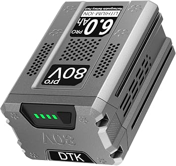 DTK 6Ah Long Lasting Batteries Replacement for Kobalt 80V Battery Ultra-High Capacity 6000mAh KB2580-06 KB680-06 Cordless Power Tools KB280-06