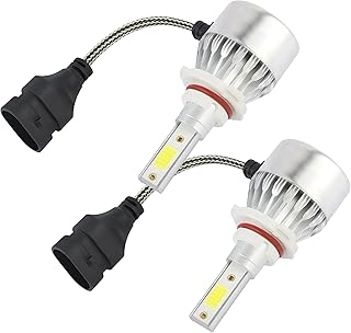 Azonee 2PCS 9005/HB3 LED Bulbs for Automotive, Super Bright 3000LM 6000K Car Headlights, Plug & Play High and Low Beam LED Light Bulbs, Universal Fit for Cars, Trucks, SUVs, Waterproof, Long-lasting