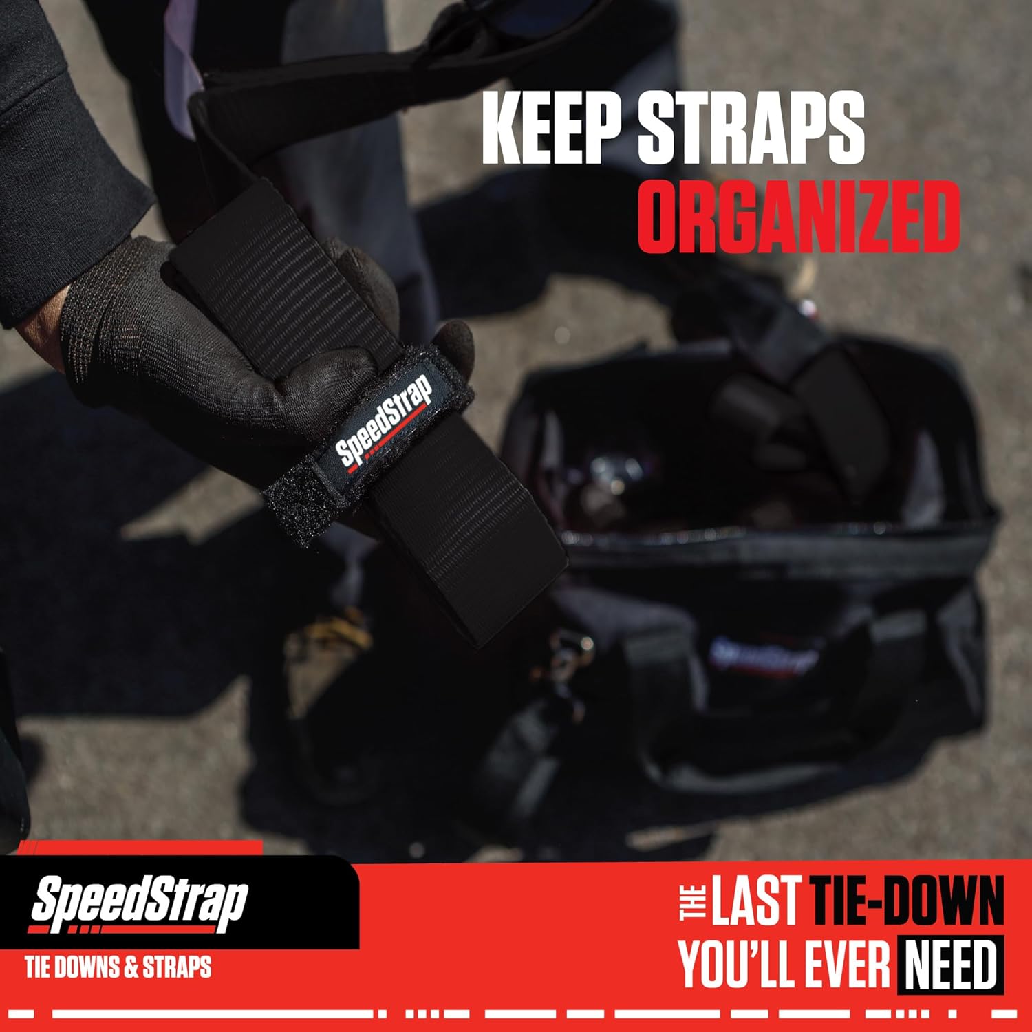 SpeedStrap Car Tie Down Straps with Axle Wraps for Trailers (4-Pack) - 2 Inch x 10 Feet (10,000lb Break Strength) - Heavy-Duty Car Hauler Tire Straps - Secure UTVs, Trucks, Classic Cars, Cargo - Black