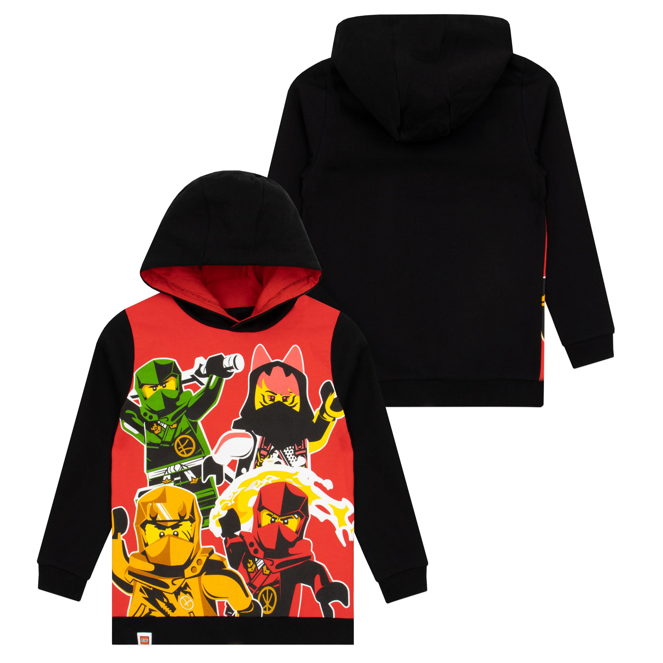 LEGO Ninjago Chłopięca Bluza Z Kapturem | Kai, Lloyd, Jay I Nya Bluza Z Kapturem | Bawełniana Bluza | Ninja Bluzy Dla Chłopców