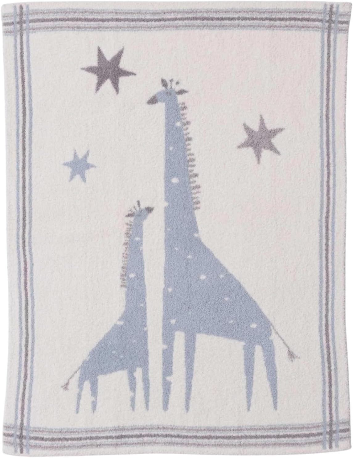 Barefoot Dreams® CozyChic® Giraffe Stroller Blanket, Rain Drop Multi, 30" 40"