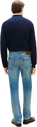 Tommy Hilfiger Men's Slim Straight Denton Kai Blue Mw0mw42318 Straight