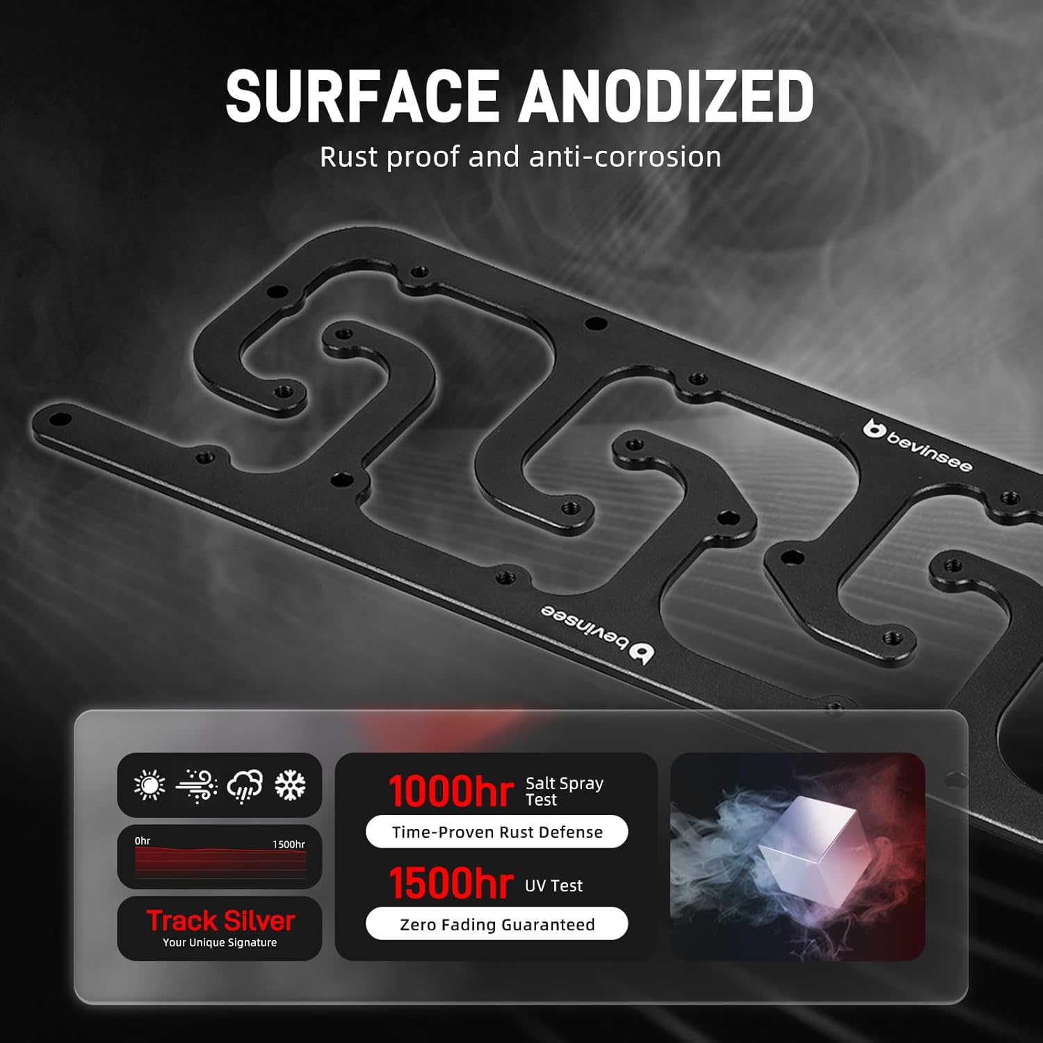 Bevinsee LS Coil Bracket Valve Cover LSX Swap for D581 D514A D510C 12558693 LS1 LS3 LS2 LQ4 LQ9 5.3L LS Square, Compatible with Chevrolet Silverado V8, 5.3 LS Performance Parts