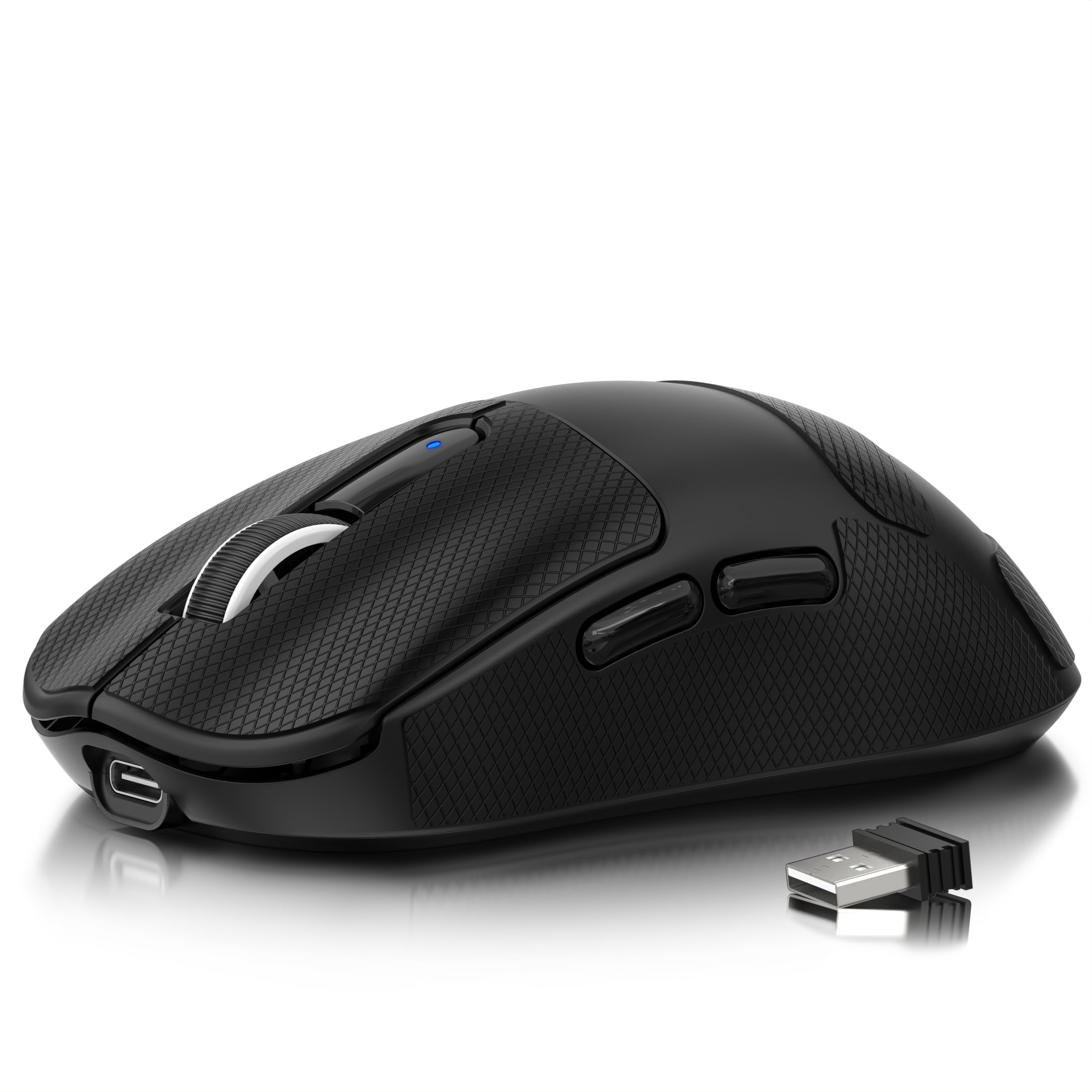 MAMBASNAKE M3 Wireless Gaming Mouse,40K DPI,39g Lightweight Gaming Mouse,PAW3395PRO Optical Sensor,Tri-Mode BT5.1/2.4G/USB-C PC Game Mice,Programmable