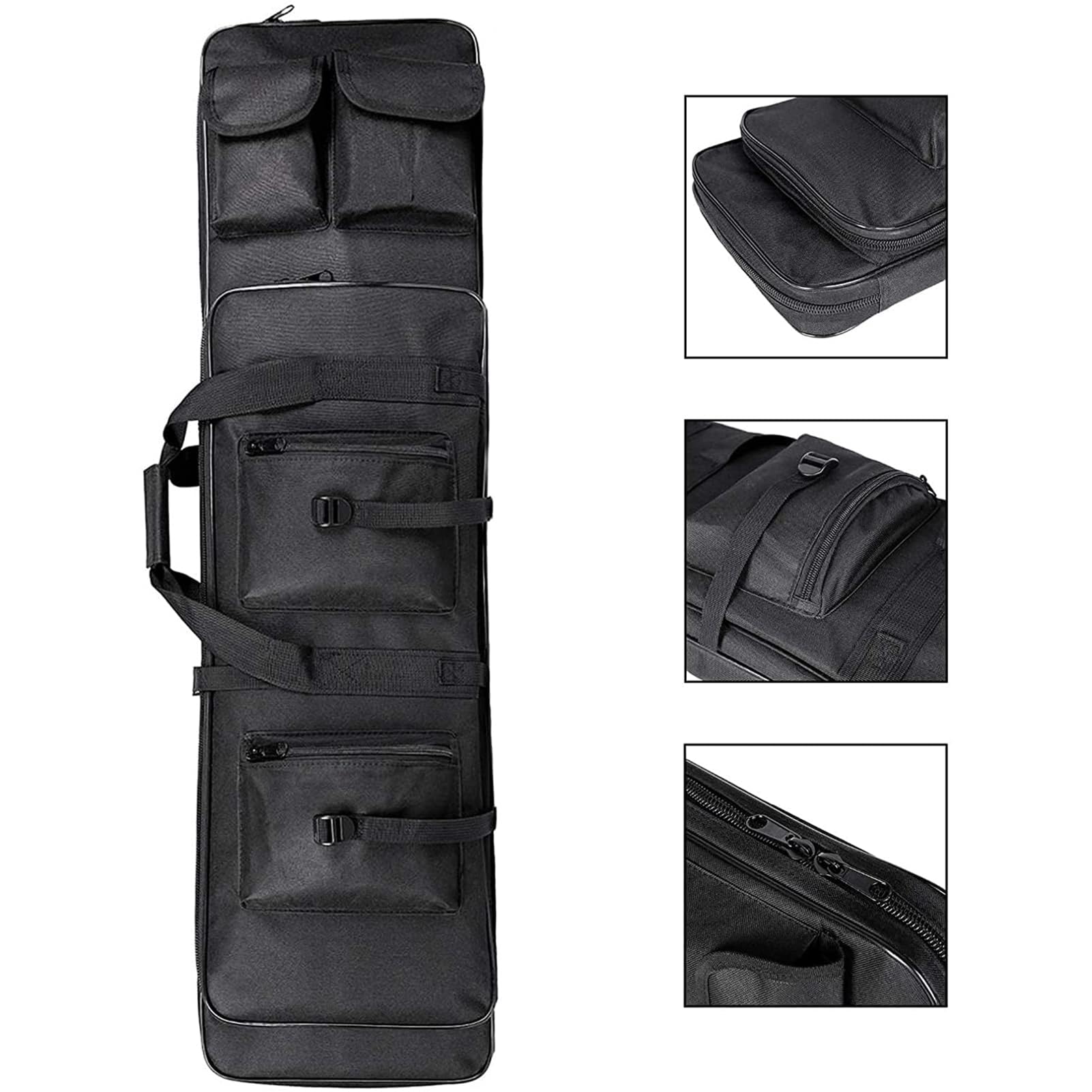 Bolsa de Arma Táctica al Aire Libre,Estuche Blando para Rifle Estuche para Pistola Airsoft,Rifle Bolsa de Almacenamiento,Coleccionistas de Armas pour Caza Escopeta Airsoft,84cm,CP Color