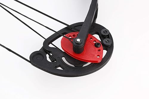 Miniatura 8 de Equipo de caza y tiro con arco compuesto para principiantes y jóvenes diestros o zurdos; longitud de apertura de 19 a 28 pulgadas; peso de potencia