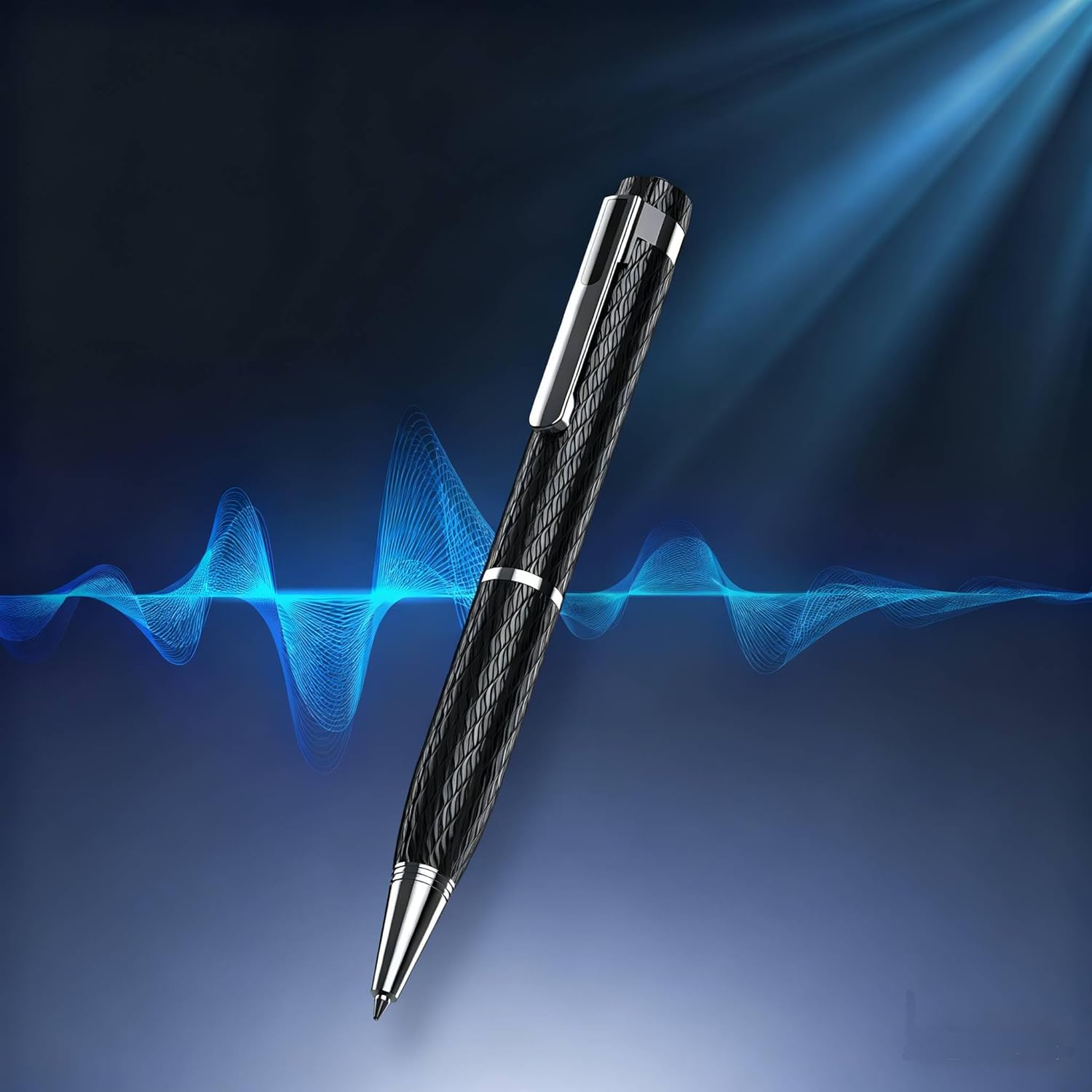 Digital Voice Recorder,Portable Audio Recorder, Voice Activated Recorder with AI-Intelligent Noise Reduction, Voice Activated Sound Audio Tap Recorder Device for Lectures Meetings, Work, Interviews