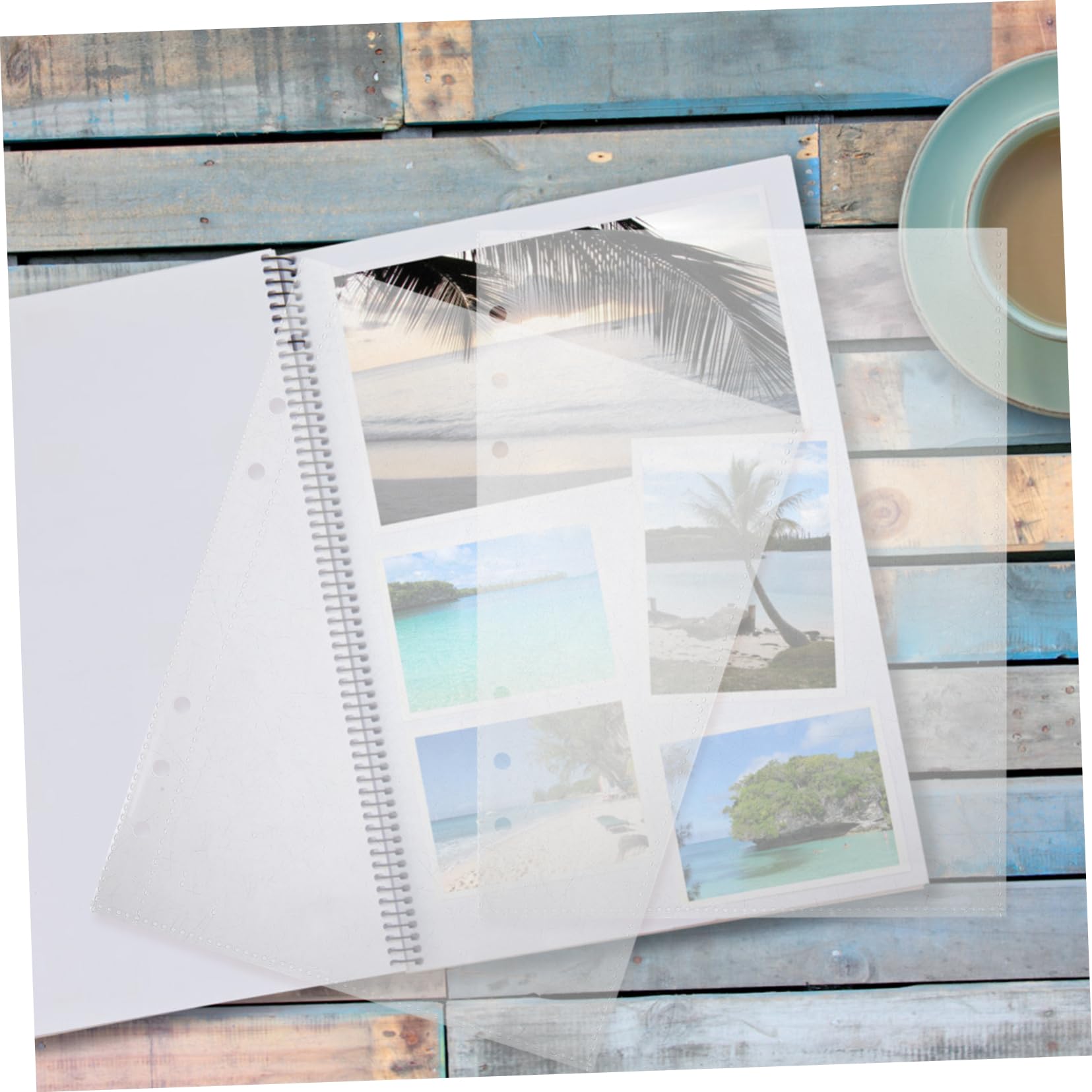 SOLUSTRE Scrapbooking Supplies 30pcs Card Bag Photo Album Inner Page Photo Holders for Scrapbook