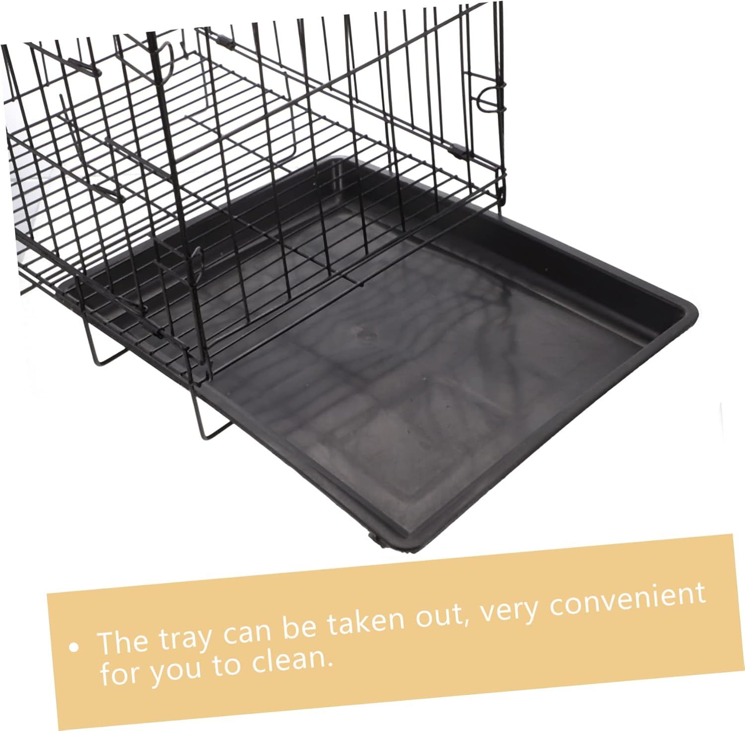 Foldable Dog Cage Medium Small Pet Crate with Removable Tray Iron Wire Kennel for Cats and Dogs Secure Comfortable House for Indoor Outdoor Use