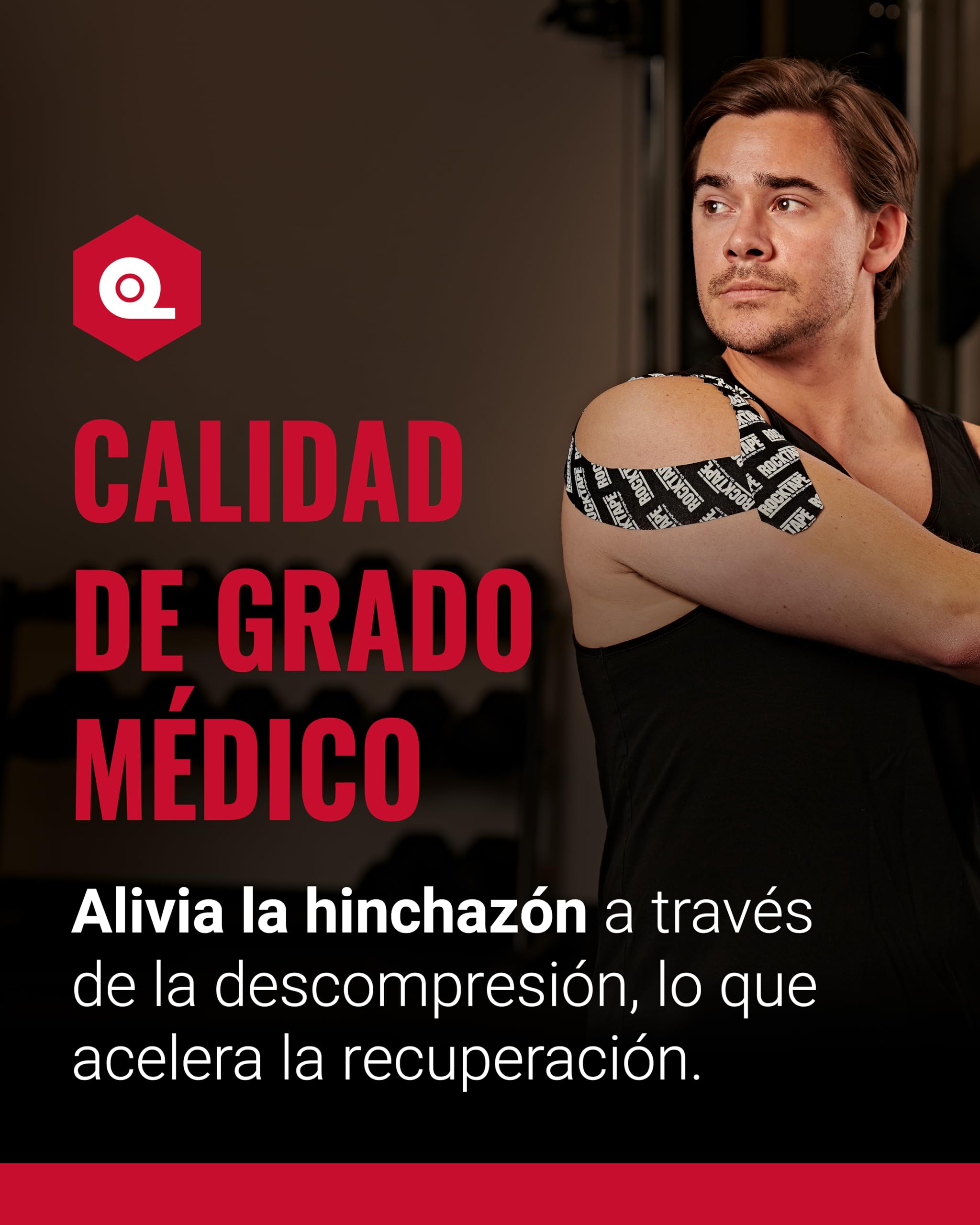 Rocktape Mini Big Daddy - Cinta kinesiológica Unisex para Adulto