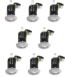 Auraglow Fire Rated GU10 Spotlight Light Bulb in Chrome