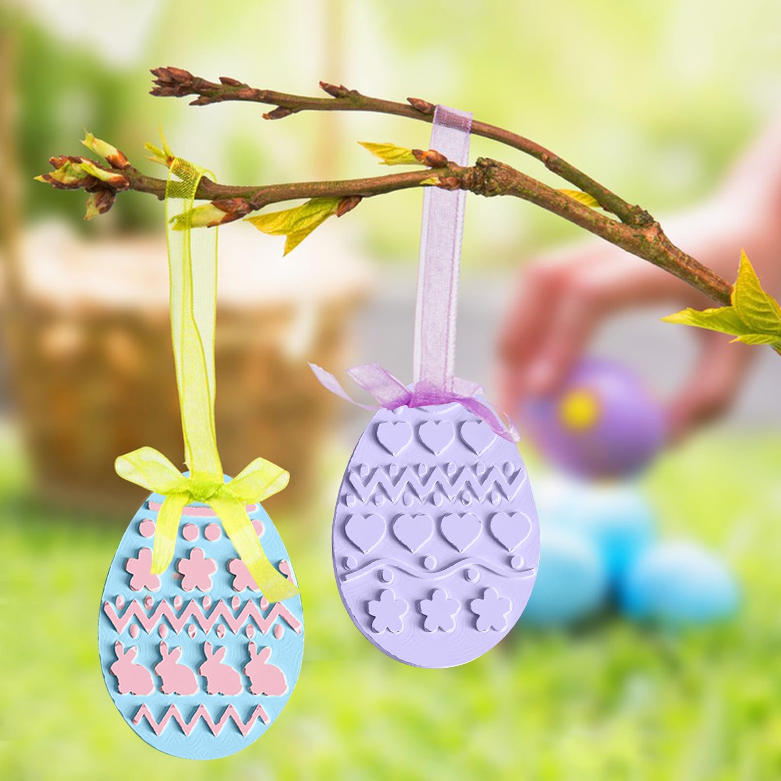 2 Stampi In Silicone Per Pasqua: Coniglietti E Uova 3D Per Dolci E Saponi!