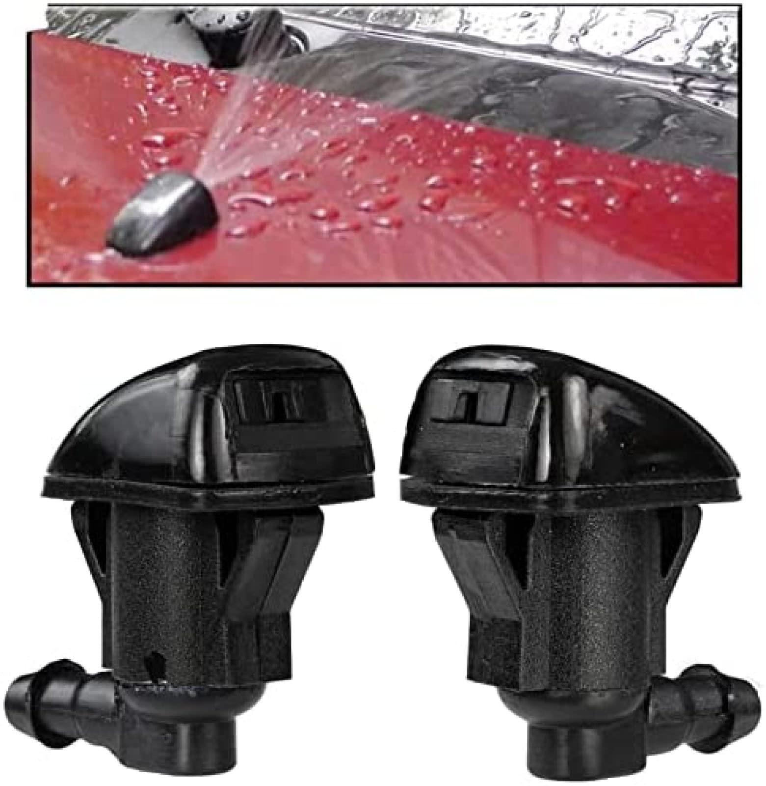 2* Windshield Wiper Spray Jet Nozzle For Toyota Corolla Sienna