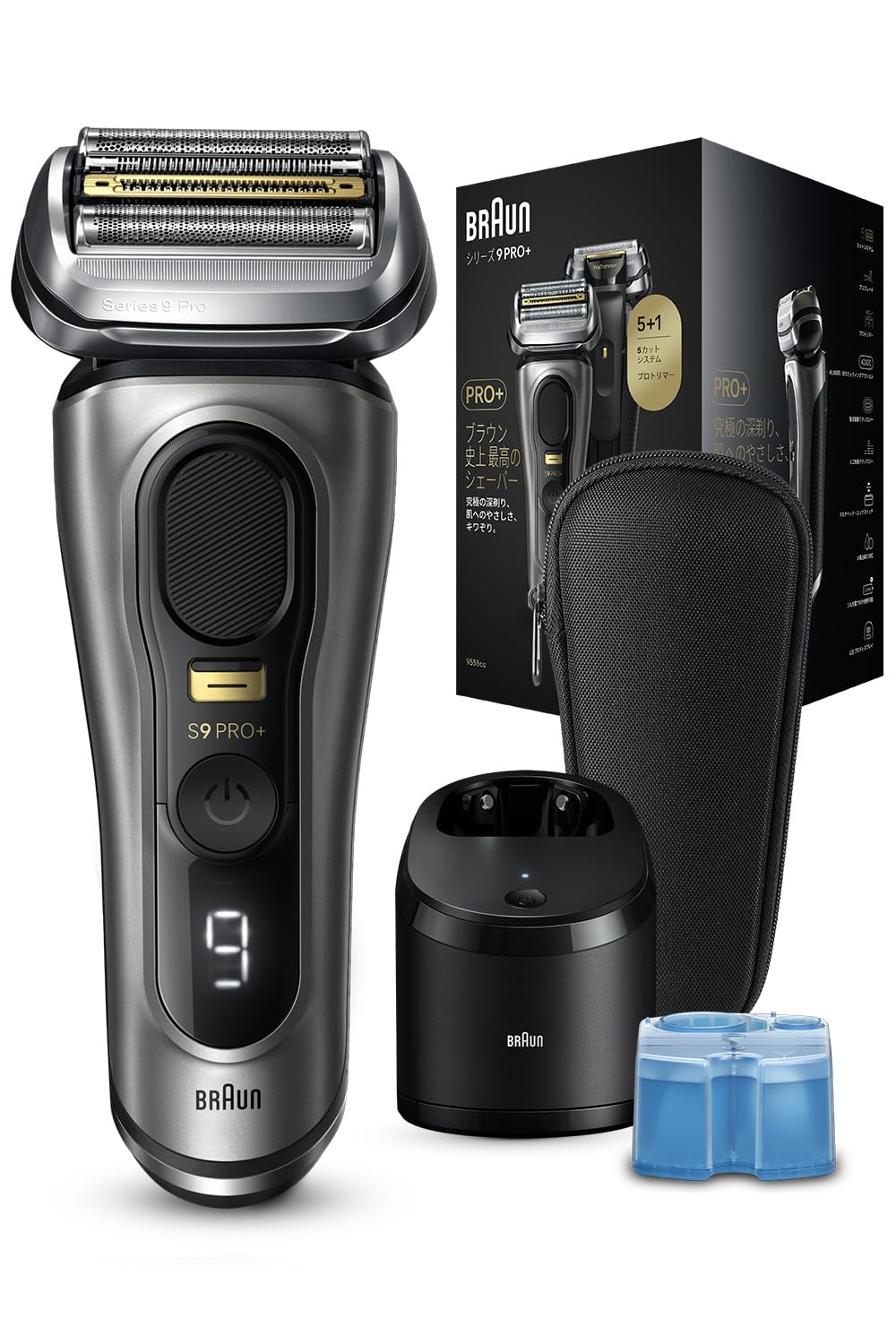 Amazon.co.jp: ブラウン 電気シェーバー シリーズ9 PRO+ 電動 髭剃り  