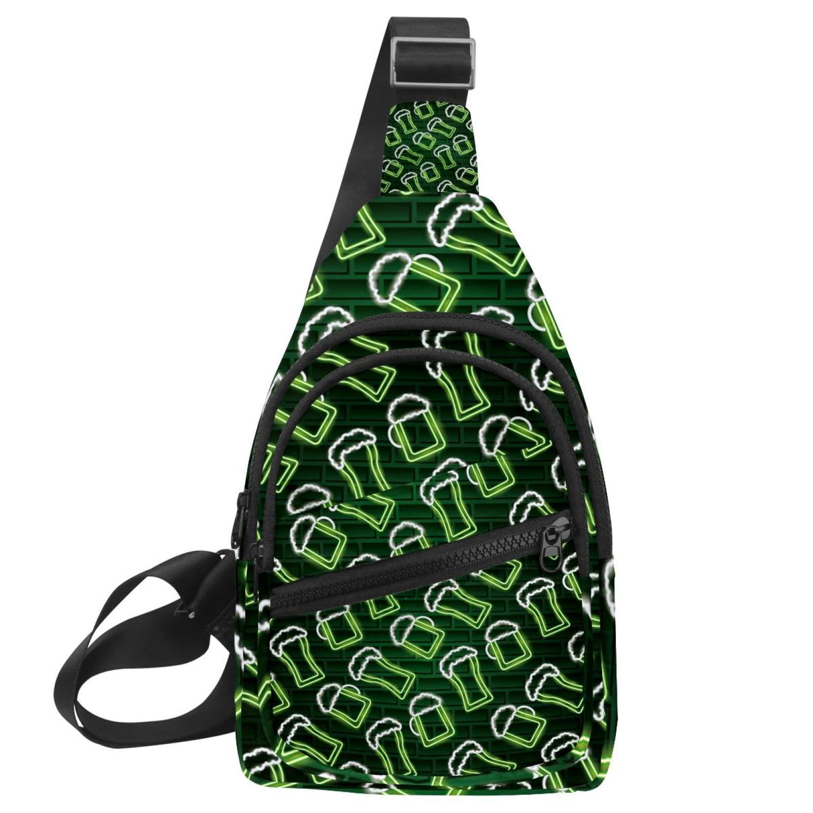 Sac de poitrine pour homme multicolore le cadeau parfait pour la Saint-Patrick