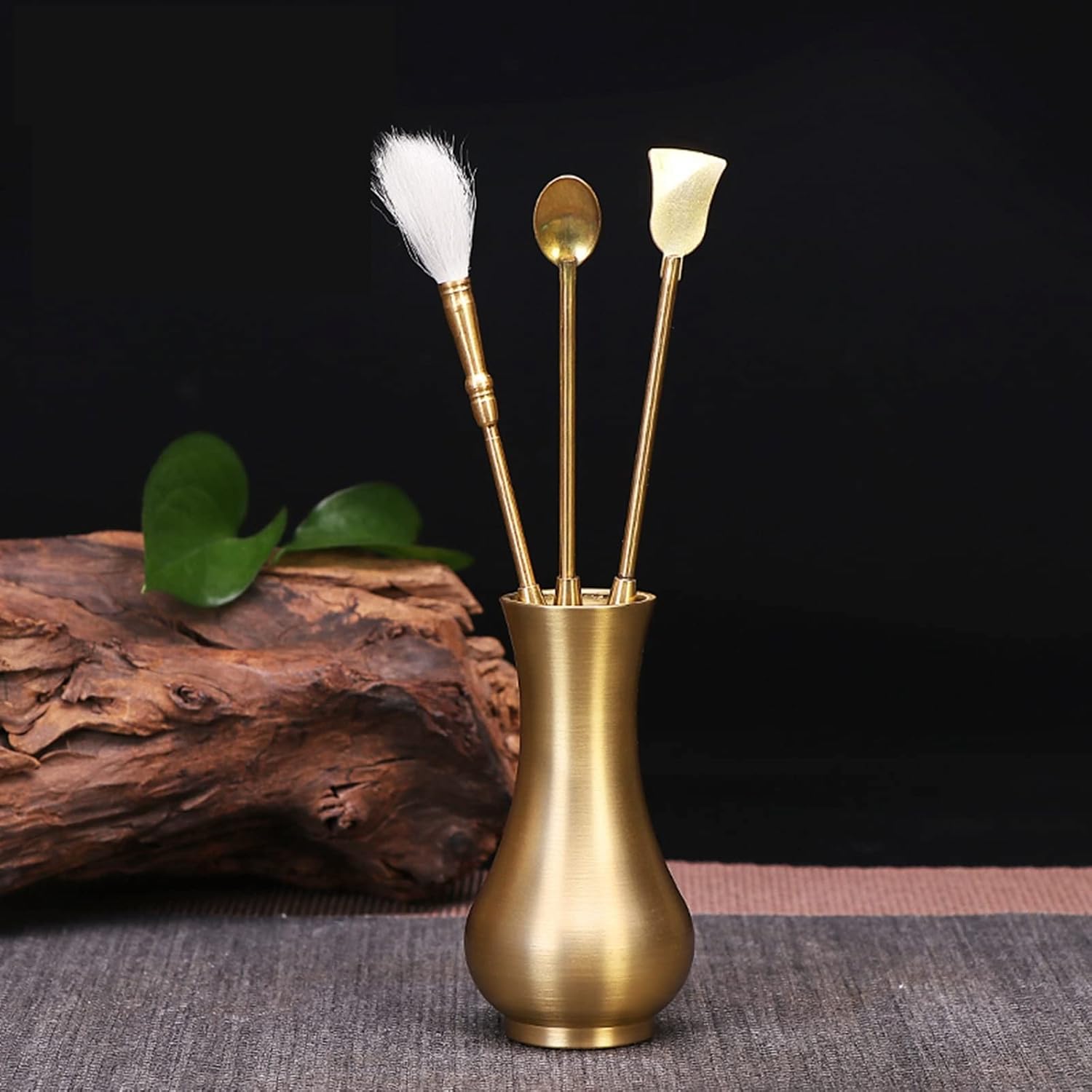 Brass Incense Mold Tool Kit Pure Copper for Yoga Meditation Incense Burner Home Fragrance Accessory with Incense Mold Tools
